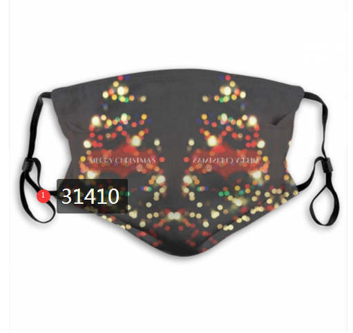 2020 Merry Christmas Dust mask with filter 13->mlb dust mask->Sports Accessory